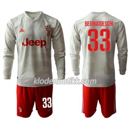 Juventus BERNARDESCHI 33 Barn Bortedraktsett 2019-2020 Langermet (+ Korte bukser)